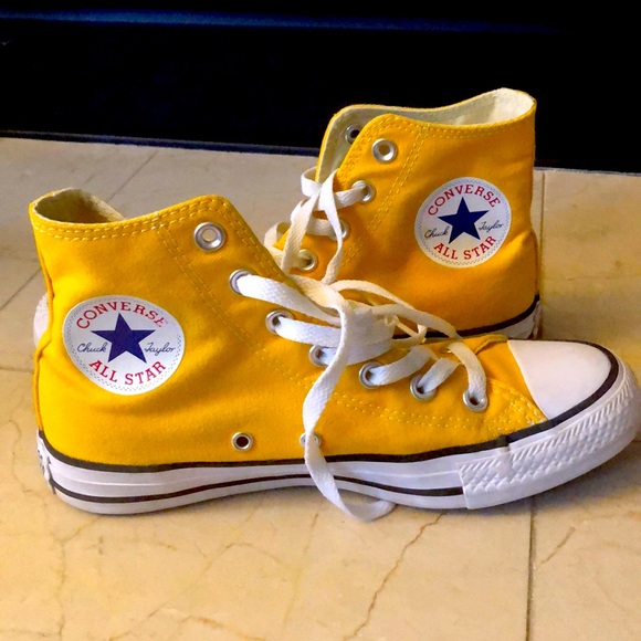 yellow converse high tops journeys